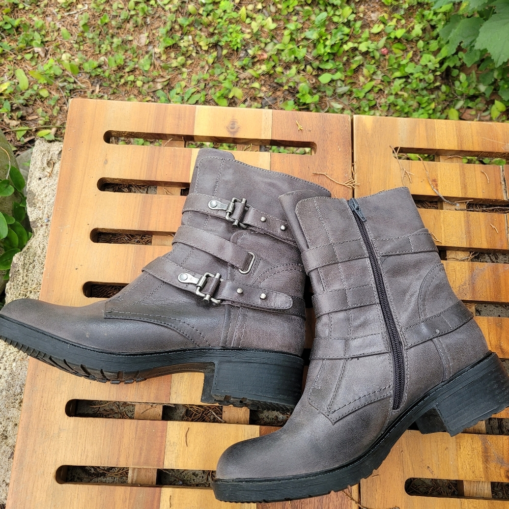 Baretrap Thomas moto boots, sz 8.5 in EUC - Picture 12 of 14
